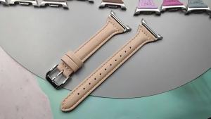 Dây Đeo Bằng Da Mỏng Cho Đồng Hồ Samsung Galaxy Watch 9/8/40/44mm Vòng Đeo Tay Nữ Tương Thích Với Đồng Hồ Samsung Galaxy Watch 8 Classic 46mm Nhiều Màu Sắc