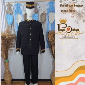 Beskap Hewes Beskap Jawa Beskap Sikep Beskap Sunda Basofi Press Tessa Premium Bahan Tessa Alusan Atasan Bisnis Mewah Long Sleeve Beskap - Lazada