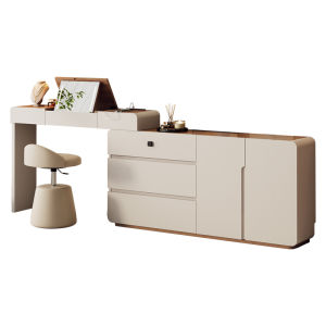 YANGYING | Slim Fingerprint Lock Wooden Storage Chest 30cm