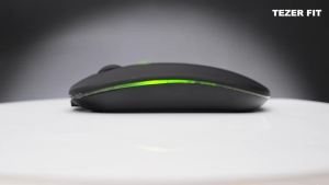 Congdi | Rechargeable Wireless Computer Mouse 2.4G Bluetooth-Compatible Wireless Mouse USB Silent Gamer Mice For PC Laptop Macbook Tablet