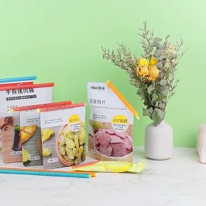 Sealer Plastic Stick Snack Sealing clip Storage Bar Random Colour 创意 食品密封夹 保鲜防潮防漏 零食袋 密封棒 塑料封口夹