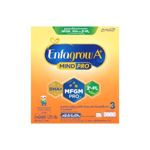 นมผง เอนฟาโกร เอพลัส มายด์โปร สูตร3 ชนิดจืด (1275 กรัม) Enfagrow A+ MindPro Stage3 Plain (1275 g) *แพ็คเกจอยู่ระหว่างการเปลี่ยนแปลง