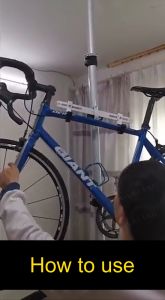 Floor To Ceiling Bicycle Vertical Storage Rack