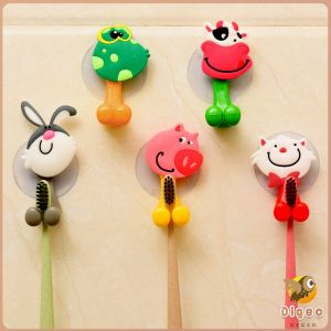 Digeo Cute Cartoon Animal Bathroom Plastic Toothbrush Holder