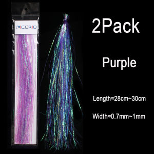 2/4packs 1mm Lateral Scale Strands Fly Tying Material Corrugated Flashabou Tinsel Streamer Minnow Baitfish Fishing Lures