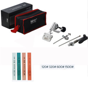RUIXIN PRO RX008 Professional Knife Sharpener 360 degree Rotation Flip Design Stainless Steel Kitchen Chef Knife Sharpening Kit