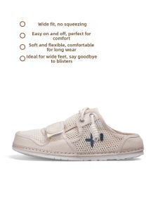THEMULE | Breathable Mesh Slip-Ons for Broad Feet