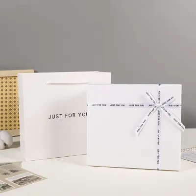 Large Pink Bow Gift Box