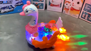 Đồ Chơi Thiên Nga Trong Suốt Phát Sáng Điều Hướng Thay Đổi Và Phát Nhạc Cho Bé Trai Bé Gái