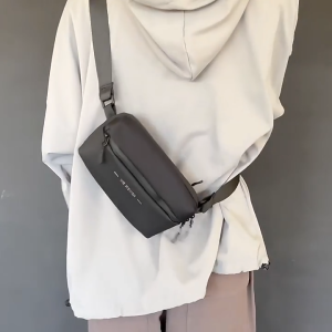 WEPOWER Sling Bag Crossbody Waist Pack Shoulder Chest Pouch Minimalist Compact Small Fanny Messenger Beg Silang Kecil