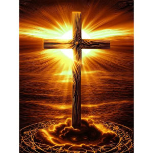 5D DIY Full Drill Diamond Painting Kit Cross Religious Christian Symbol Art For Adults Home Wall Decor Relaxing Gift