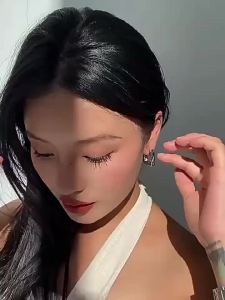 Bông Tai Nữ Vàng Kiểu Dáng Bất Đối Xứng Hình Chữ U Bằng Thép Không Gỉ Trang Sức Thời Trang Thiết Kế Hình Học Cổ Điển Kiểu Gài.