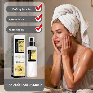 Huyết Thanh Dưỡng Ẩm OUHOE Snail 96 Mucin Cấp Ẩm Sâu Chăm Sóc Da Mùa Đông Dưỡng Chất Nhẹ Dịu Hấp Thụ Nhanh Dùng Được Cho Cả Nam Và Nữ