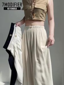 7.Modifier | Quần Tây Lửng Form Rộng Thoáng Từ Vải Linen Tencel