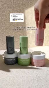 GLAD2GLOW Clay Stick Series 25gr || Glad2glow Real Mugwort Salicylic Acid Acne Clay Stick || Volcano 3D Acid Pore Clay Stick