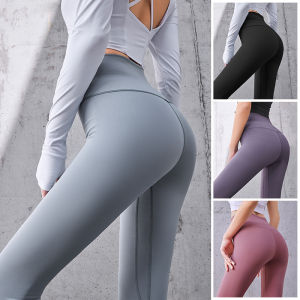 Summer Ultra-Thin Long Quick-Dry Women's Fitness Running Yoga Pants Butt-Lifting High-Waist Popular Style Sportswear