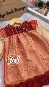 3-18 BLN GAMIS ANAK LETIZIA GAMIS TUTU ANAK SET HIJAB BY MYBEE