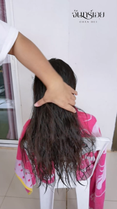 Chanoei จันทร์เอย แฮร์ เซรั่ม แอนด์ ทรีตเมนต์  ครีมเซรั่มบำรุงเส้นผมหลังสระ แบบไม่ล้างออก