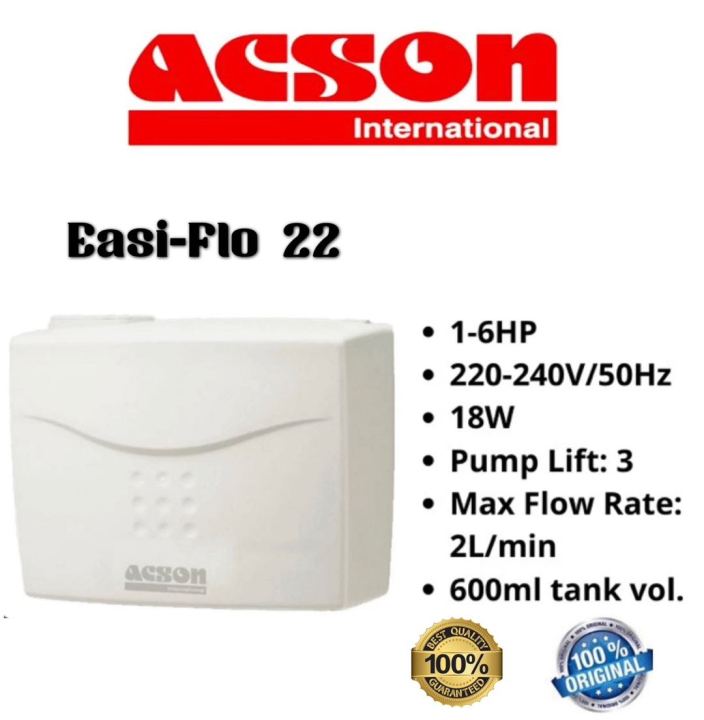 READY STOCK!!! AIR COND DRAINAGE PUMP ACSON EASI-FLO 22 / AIR COND ...