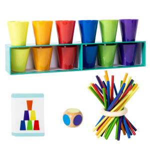 Color Matching Memory Logic Training Desktop Parent-Child Game Bottle Match