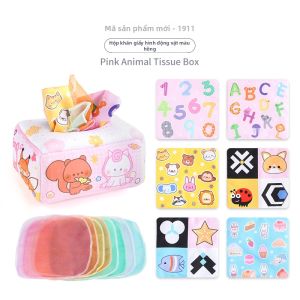 Sách Vải Kích Thích Thị Giác Đen Trắng cho Trẻ Sơ Sinh