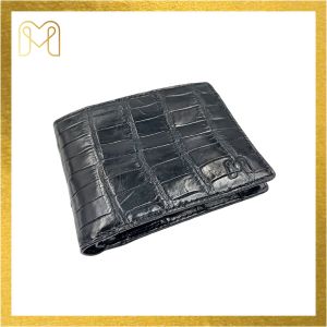 Ví nam ví da nam cá sấu hai mặt dáng ngang cao cấp chính hãng Men Leather M8V62B1A quà tặng sinh nhật sang trọng bóp da thật hàng hiệu