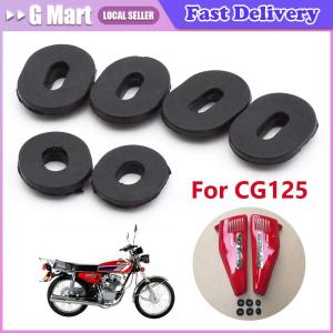 Black Motorcycle Side Cover Rubber Grommets Gasket Fairings Set for Honda CB CL SL XL100 CB CT SL TL XL125 CB200