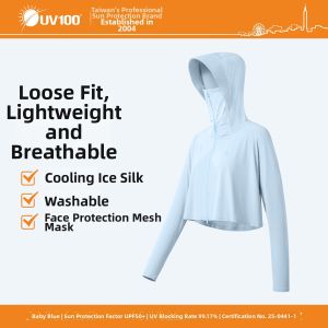 UV100 | Sunproof With Large Brim Icy Silk Fabric Sun Protection Clothes