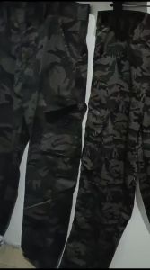 BAHAN TEBAL celana cargo loreng panjang pria / kanvas twill premium