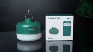 AKKO STAR Outdoor USB Rechargeable LED Lamp camping Bulbs Emergency Light Portable Hook Up Camping Lights Night Market Light