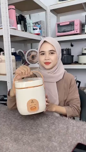 Rice Cooker Magic Com Mini Merk Finito 0.8L 300W Penanak Nasi Portable low watt