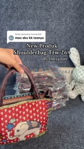 DEOBAGS TAS SELEMPANG MOTIF GAJAH / TAS HANDBAG /  TAS 2 IN1 / TAS TOTE GAJAHTFW 00264