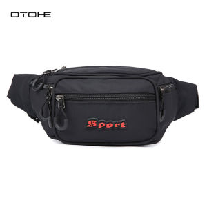OTOHE กระเป๋ายูนิเซ็กส์กระเป๋าเอวกันน้ำกระเป๋ากีฬาขนาดใหญ่ความจุกระเป๋าสะพายข้างสตรีทกระเป๋าเอกสารอเนกประสงค์แฟชั่นกระเป๋ากระเป๋าเดินทางกระเป๋าเดินทางธุรกิจสำหรับผู้ชายผู้หญิง