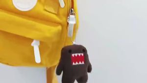 Beast Kingdom | Hot Kawaii Cute Xmas Domo Kun Plush Keychain Anime Keyring Charm for Bag Keys Gift Collection