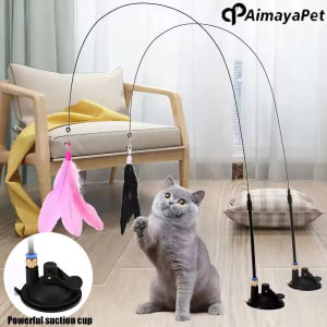 AIMAYAPET Interactive Cat Toy: A Handless Cat Stick for Fun & Entertainment