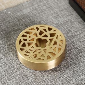 Creative Indoor Copper Incense Burner Home Use Sandalwood Incense Holder Pure Copper Incense Box Aromatic Therapy Decor