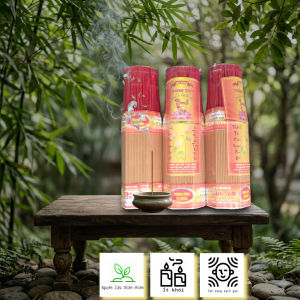 Bó 630 Cây Nhang Thơm Tự Nhiên 3 Tấc Không Chất Tạo Mùi Ít Khói Hương Nhẹ Dùng Hằng Ngày