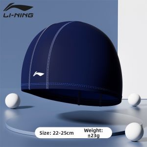 Li-Ning | Aesthetic Waterproof Long Hair Large Size Universal Swimming Cap