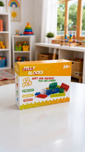 Baby Pro Educational Soft Jelly Building Blocks For Kids Safe Sensory Learning Toy