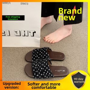 ZOG | Retro Pleated Flat Comfortable Beach Slip-Ons