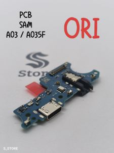 PCB SAMSUNG A03 A035F + MIC ORI PLUS IC CONNECTOR CHARGER PAPAN KONEKTOR CAS BOARD CASAN SAMSUNG A03 A035F ORI PLUS IC