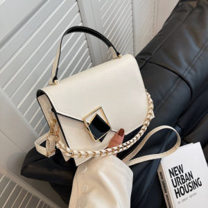 ทันสมัย กระเป๋าสะพายข้างทรงสี่เหลี่ยมเล็ก ผู้หญิง กระเป๋าใหม่ 2022 หลากหลาย Ins Minority กระเป๋าสะพาย อินเทรนด์ กระเป๋าถือสีบริสุทธิ์