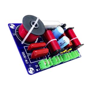 ALLOYSEED | 250W Audio Speaker Crossover Module Treble Medium Bass 3 Ways Audio HiFi Filter Circuit Board Adjustable for Car Speaker Upgrade