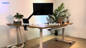 FLEXISPOT Malaysia E7T L-SHAPE Premium Electric Height Adjustable Sit Stand Table Standing Desk Home Office