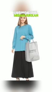 Esperanza Kaos Polos Lengan Panjang Combed 30s TPJ Hijau Tosca