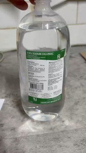 0.9% Sodium Chloride Intravenous Infusion Solution (Normal Saline) 1000 mL bottle