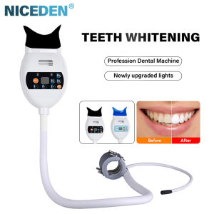 NICEDEN 3 Color Dental Cold Light LED Teeth Whi tening Machine Desk Tooth Bleaching Lamp High Power Dental Professional Teeth Whit ening Machine