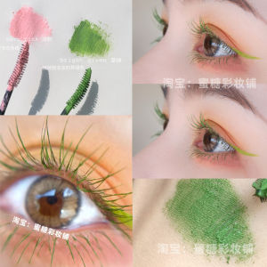 Colorful White Green Grass Green Eyelash Mascara Summer Rainbow Blue Purple Waterproof Eyebrow Dye Xixi Brand Beauty Tool