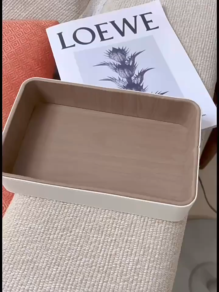 （IN STOCK）LORDWEY Luxury Leather Key Holder Perfume Makeup Organizer Desktop Storage Box Tray Organiser