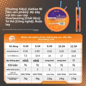 jiadiaoni | Bộ Dây Câu Cá Không Nút Đơn Lớn